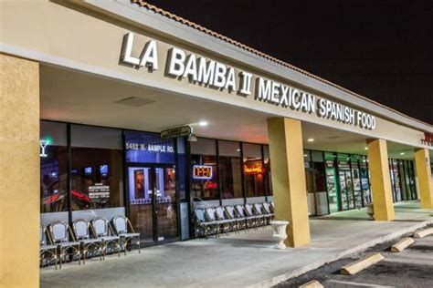 Our Menu. . La bamba mexican spanish restaurant